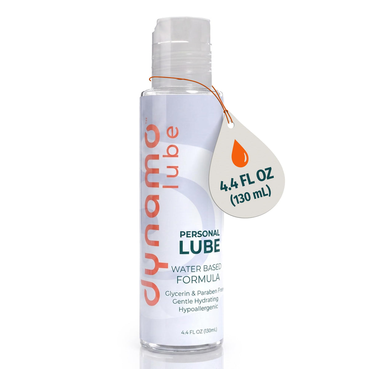 Dynamo water-based personal lube, 4.4 fl oz (130 ml) bottle