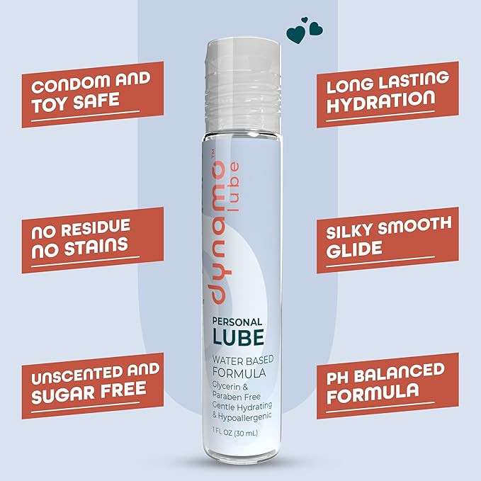 Premium Water-Based Lube: Natural Feel, Toy Safe & Glycerin-Free