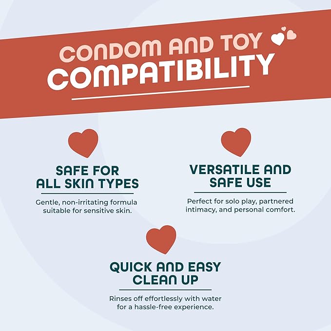 Premium Water-Based Lube: Natural Feel, Toy Safe & Glycerin-Free