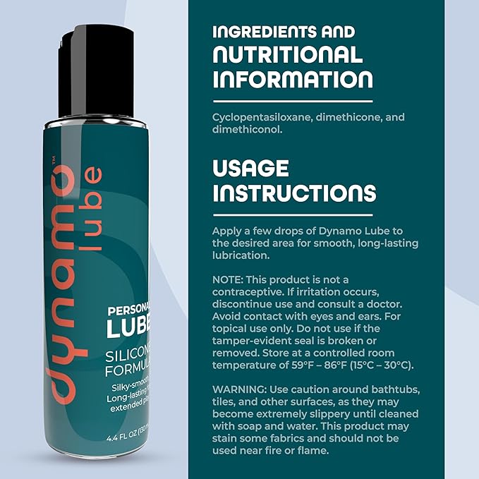 Premium Silicone Lube: Long-Lasting, Waterproof & Condom Safe