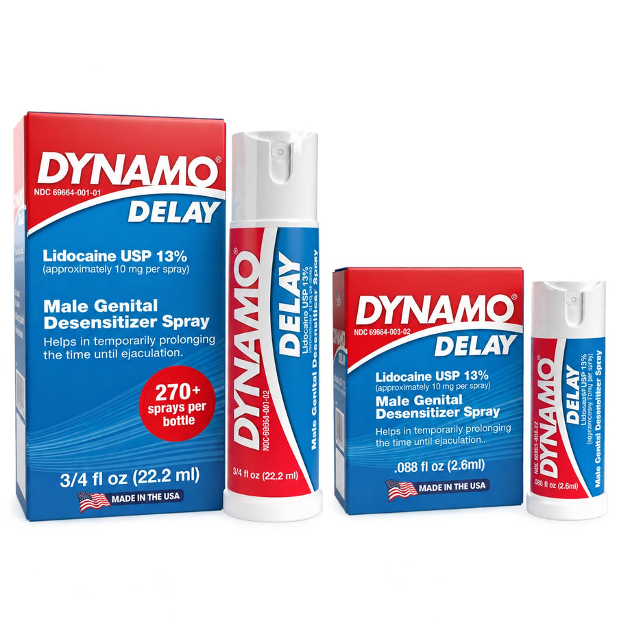 Home + Travel Set: Dynamo Delay Spray + To Go