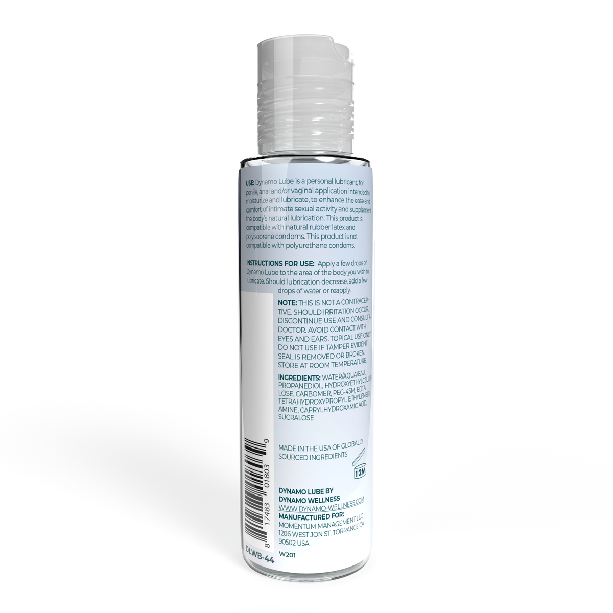 Premium Water-Based Lube: Natural Feel, Toy Safe & Glycerin-Free