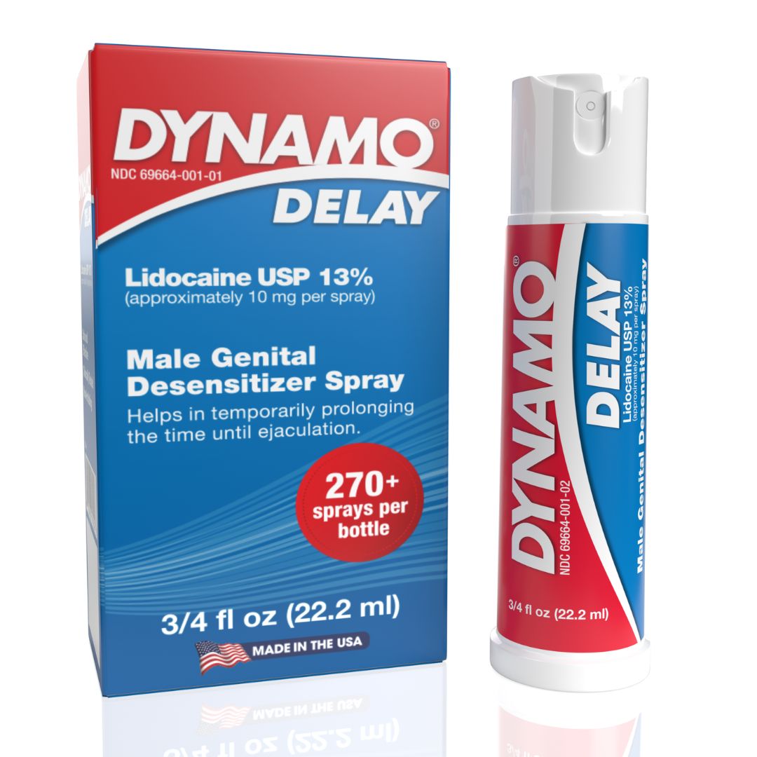 Dynamo Delay | 13% Lidocaine Delay Spray | FDA Registered