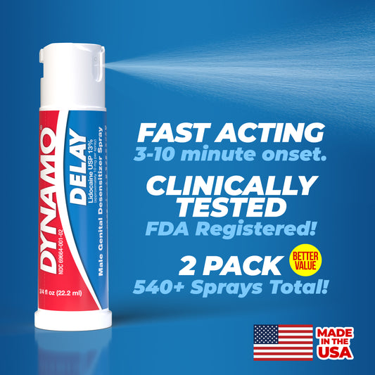 Dynamo Delay Endurance Spray - Last Longer & Stay in the Moment